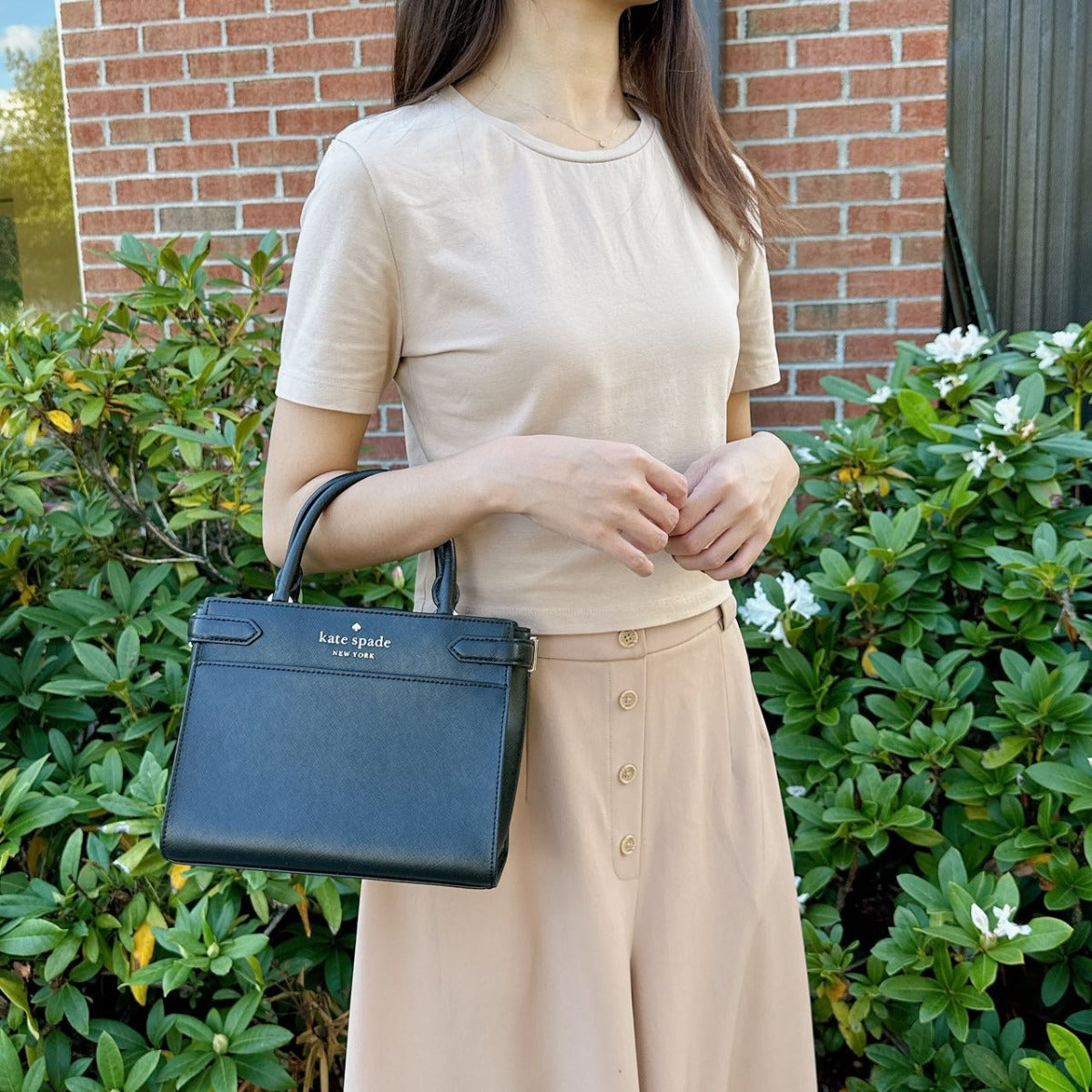 Kate Spade WKRU7097 staci small satchel in black Kate Spade WKRU7097 staci small satchel in black